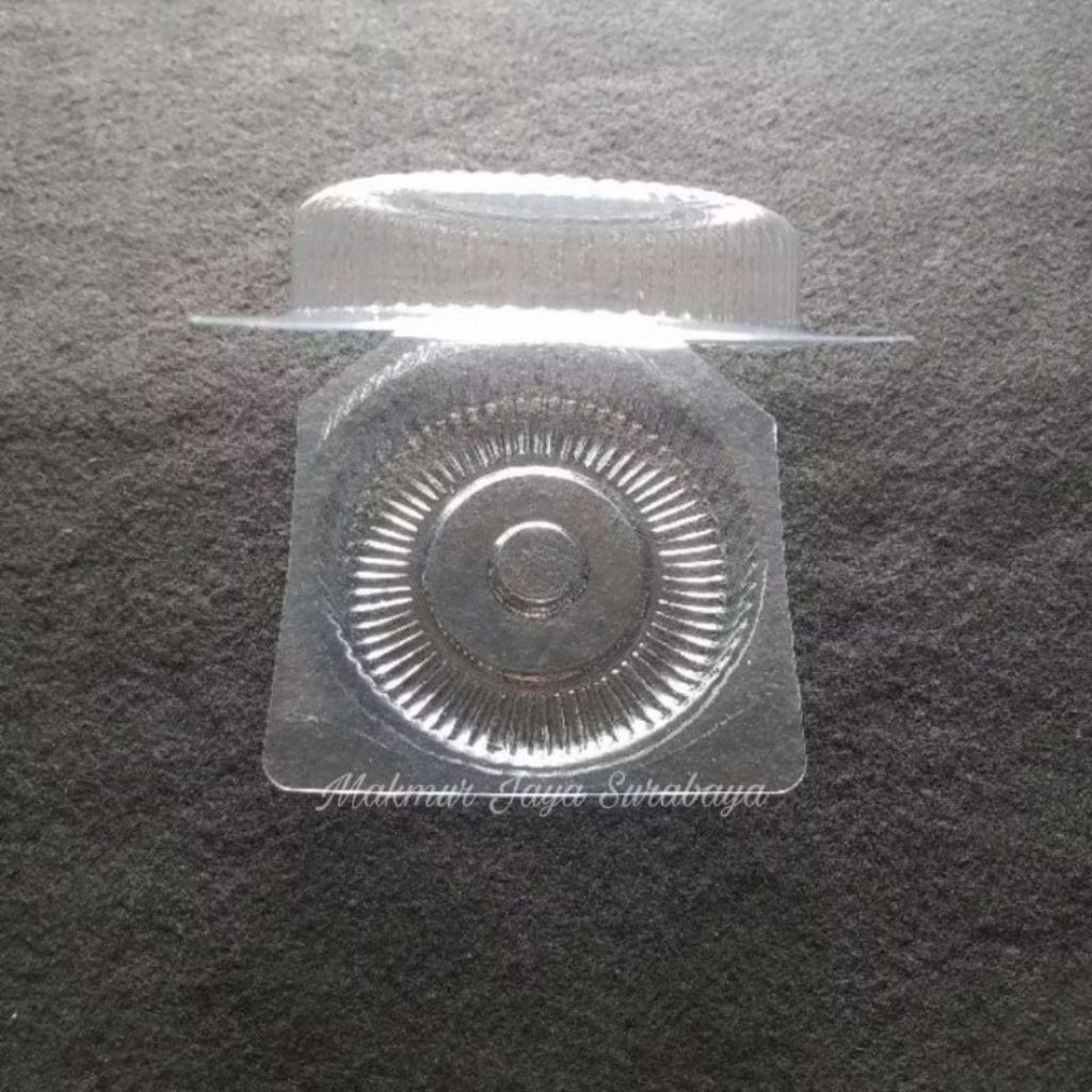 (50 pcs) Mika Donat Bening/Mika Kue Donat/Tray donat bulat