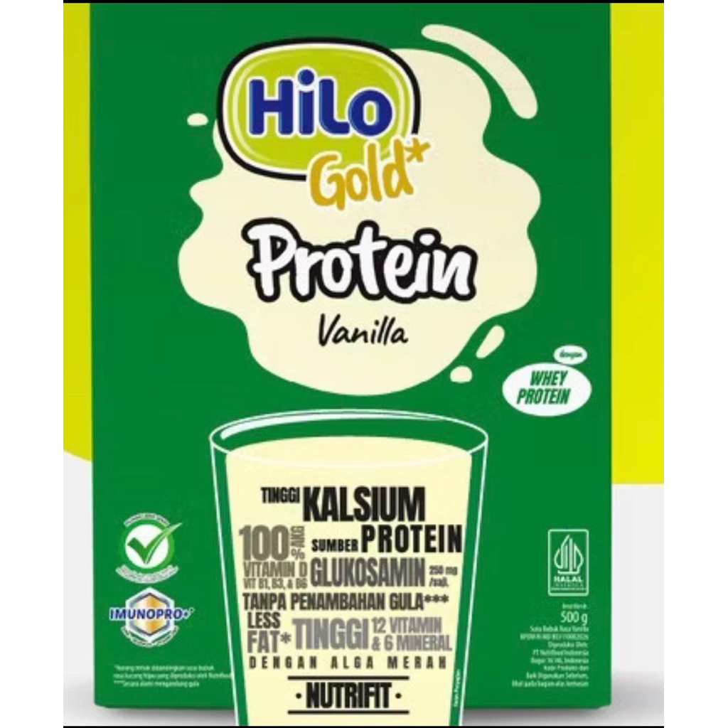 Hilo Gold Vanilla 500 gram-susu hilo gold 500 gr