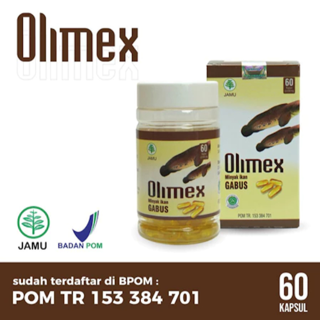 Kapsul ikan gabus luka jahitan pasca operasi OLIMEX