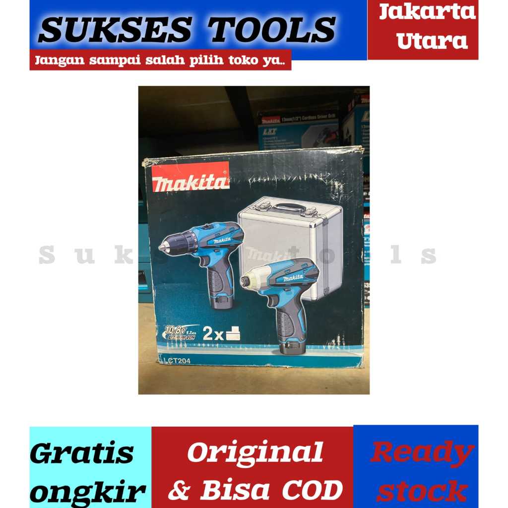 Makita LCT204 Cordless Impact dan Driver Drill