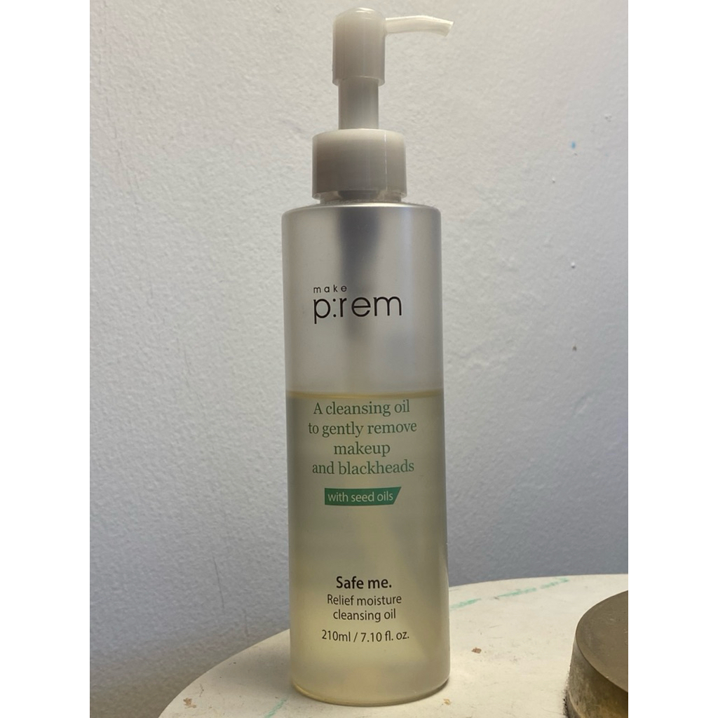 make prem cleansing oil half