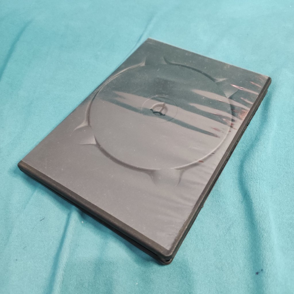 Tempat Kaset DVD VCD CD Penyimpanan Wadah Mika Kotak Case Hitam Double Single Compact Disc Bluray Pl
