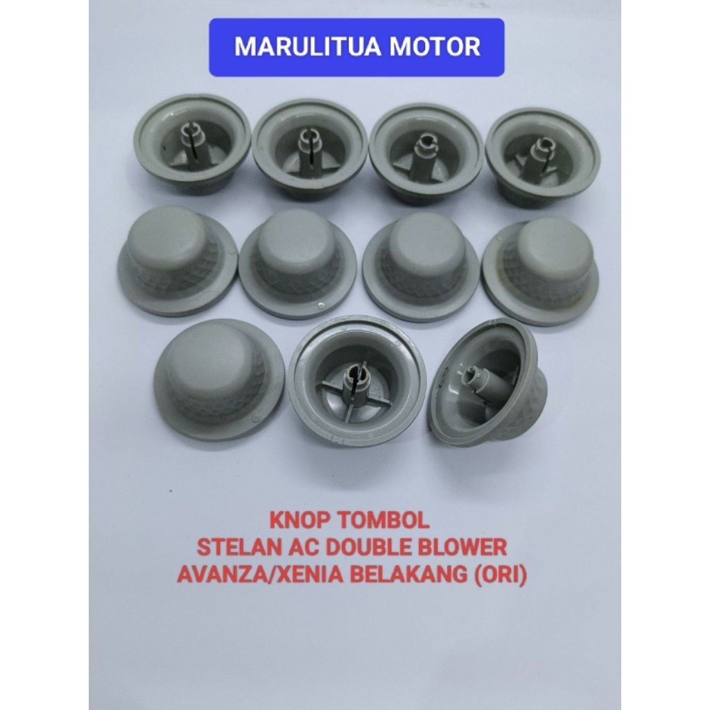 KNOP TOMBOL STELAN AC DOUBLE BLOWER UNTUK MOBIL AVANZA,XENIA BELAKANG (ORI)(ID.30MM OD.50MM)