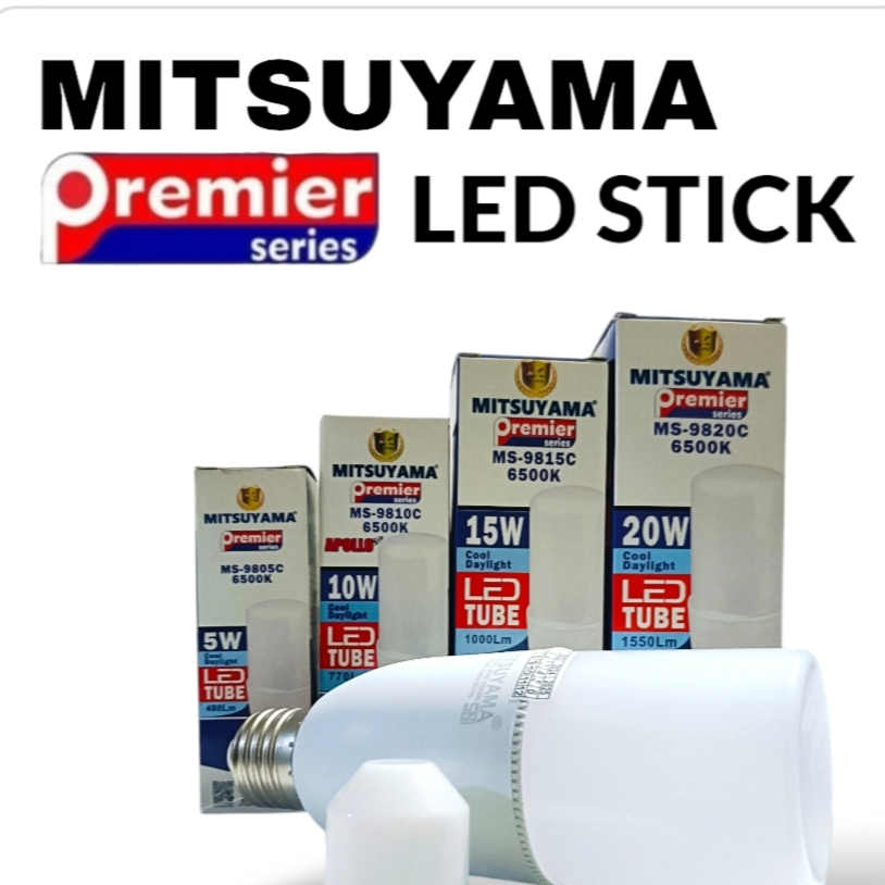 BOHLAM LAMPU MITSUYAMA PREMIER SERIES STICK MS 9805C MS 9810C MS 9815C MS 9820C 5W 10W 15W 20W