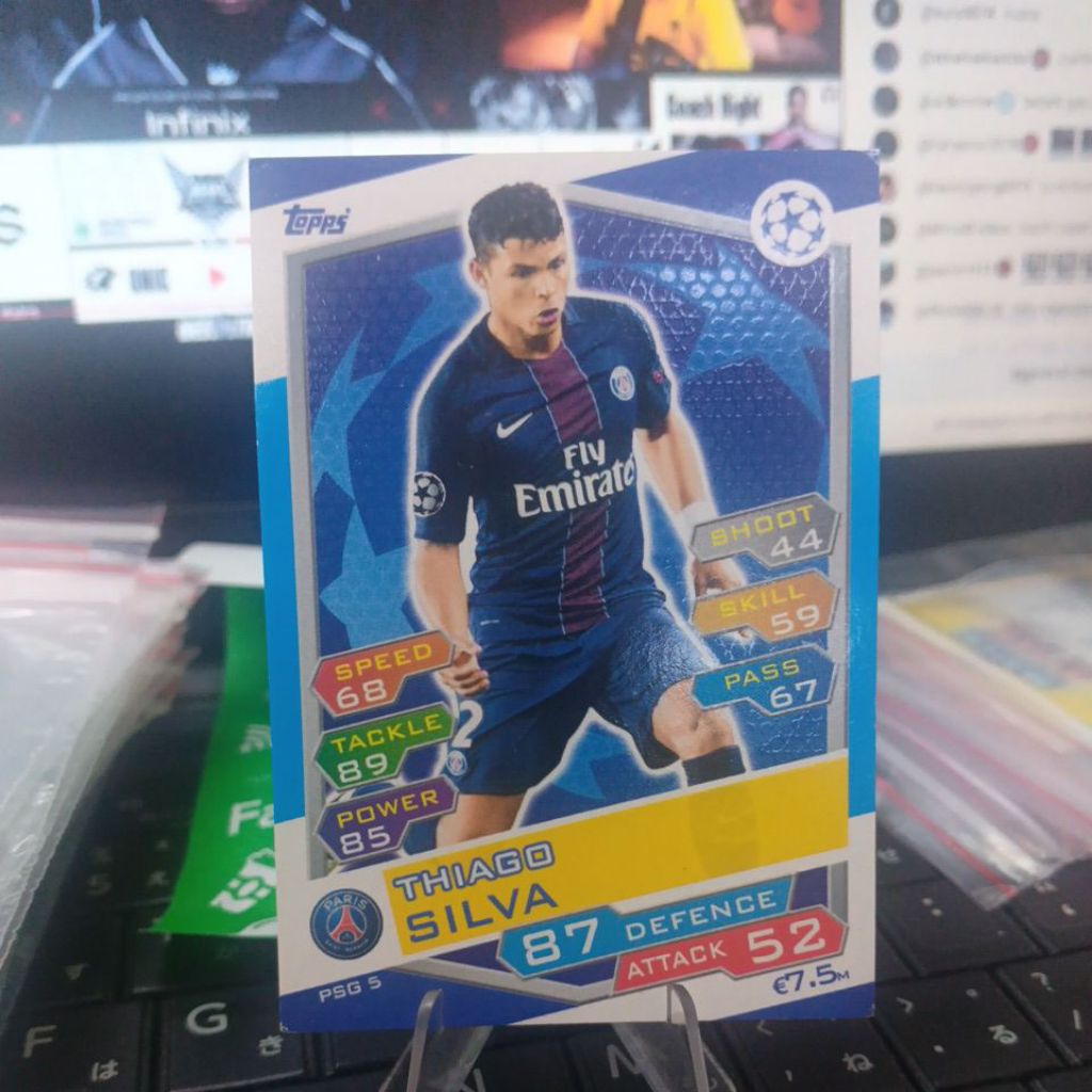 kartu bola match attax ucl 2016/2017 PSG