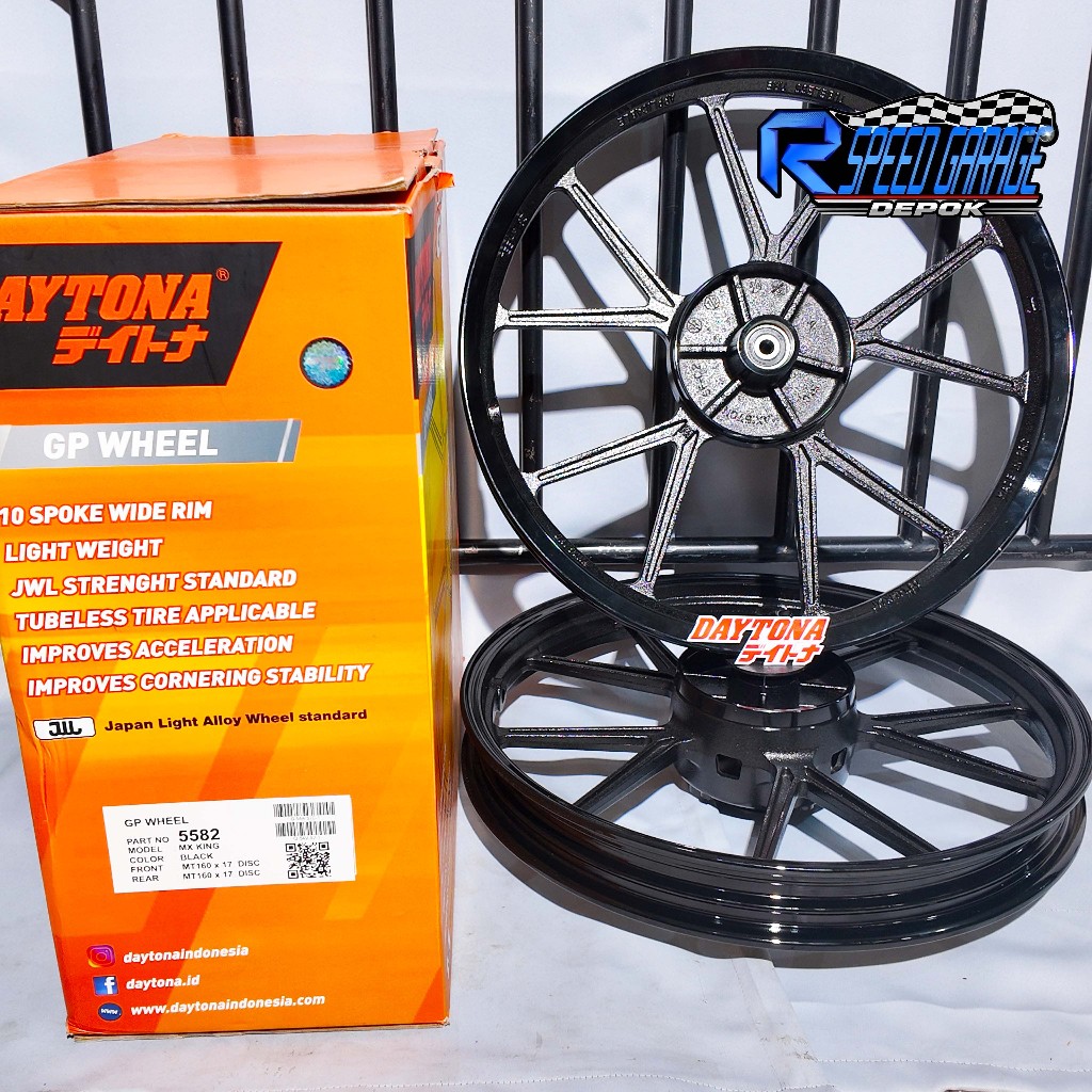 VELG DAYTONA GP WHEEL MX KING RING 17 5582