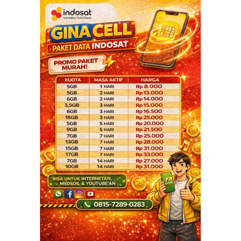 Kuota Indosat Murah 2026