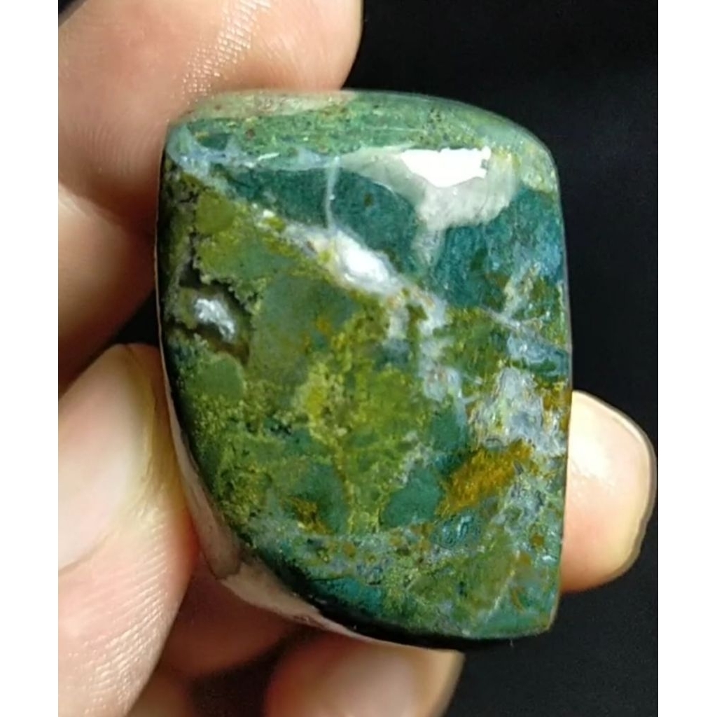 E1 -  Batu BACAN DOKO KEMBANG  - Natural  Keras Jumbo Bodyglass Murah