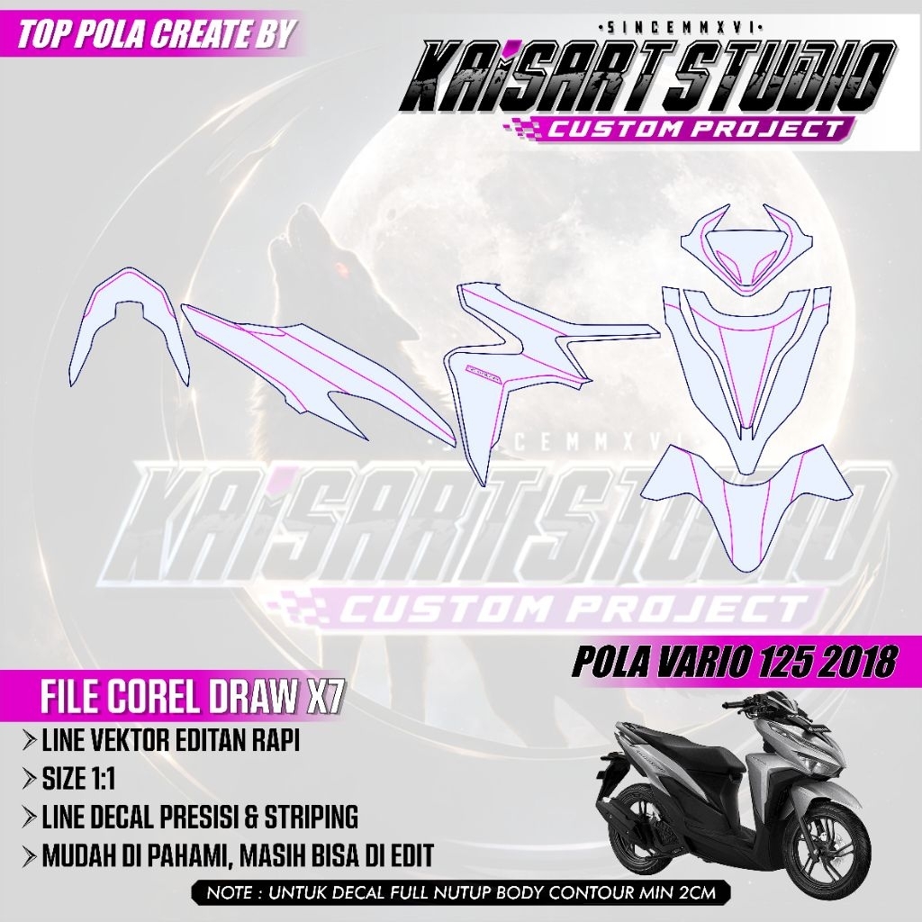 Pola Motor VARIO 125-150cc 2018-2022