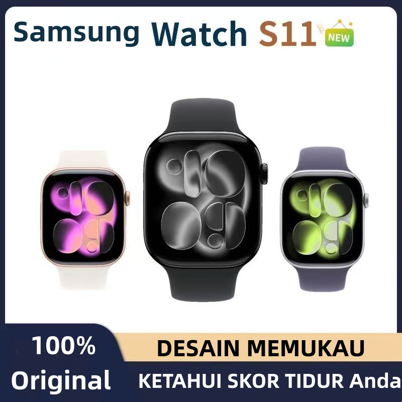 100% Original Samsung Watch Series S11 Max SmartWatch 2.3 inci HD AMOLEDDisplay GPS NFC Bluetooth ip
