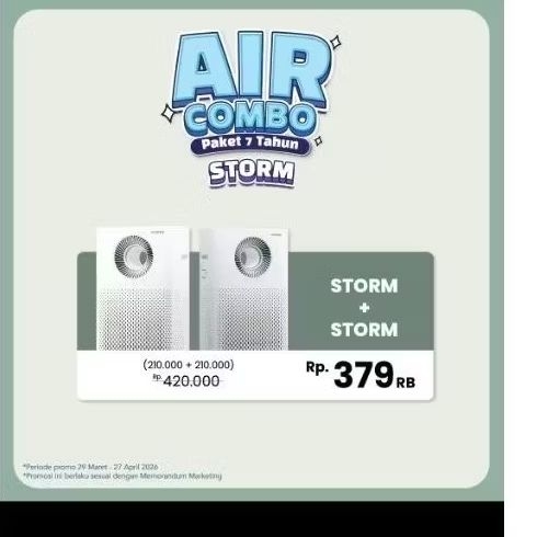 Coway Bundling Air Purifier STORM AP-1516D