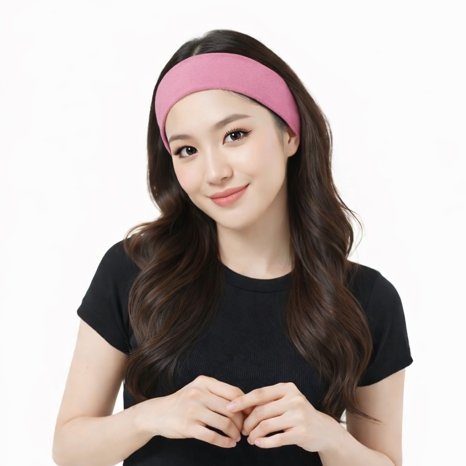 Bandana Headband Wanita Korea Headband Sport Super Premium Bandana Wanita