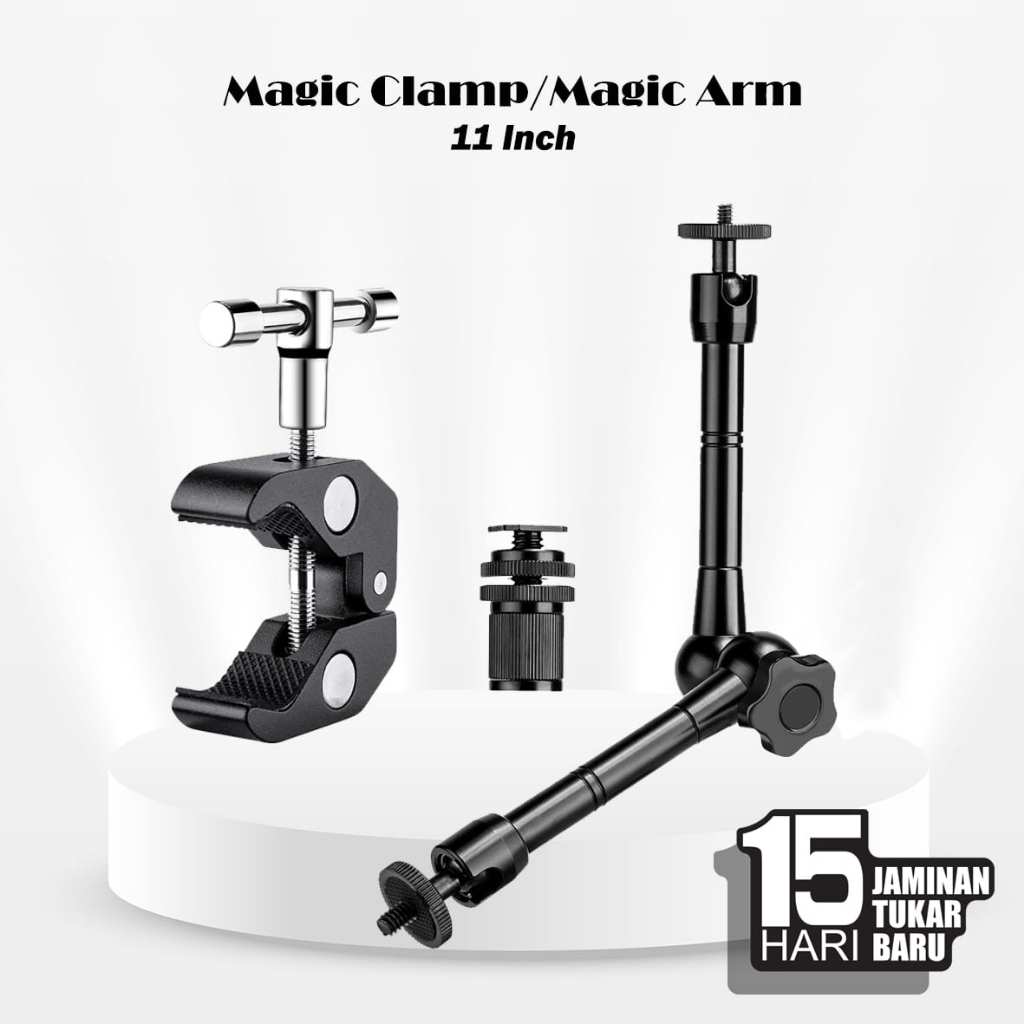 Magic Clamp / Magic Arm 11 Inch includ Super C-Clamp