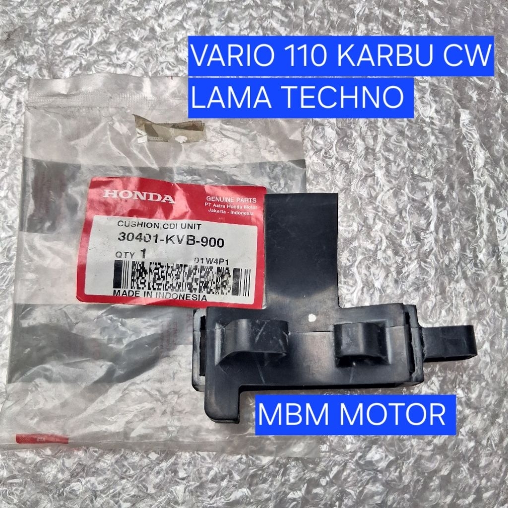 KARET DUDUKAN CDI HONDA VARIO 110 KARBU LAMA CW TECHNO TEKNO ORI AHM CUSHION CDI ORIGINAL ASLI ORISI