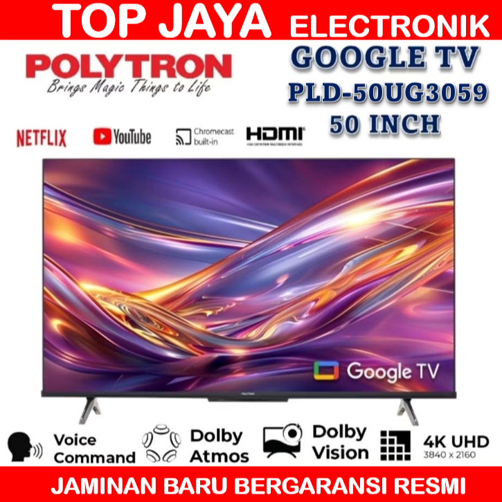 TV ANDROID 50 INCH POLYTRON GOOGLE DIGITAL TV/TV ANDROID POLYTRON 50 INCH GOOGLE DIGITAL TV