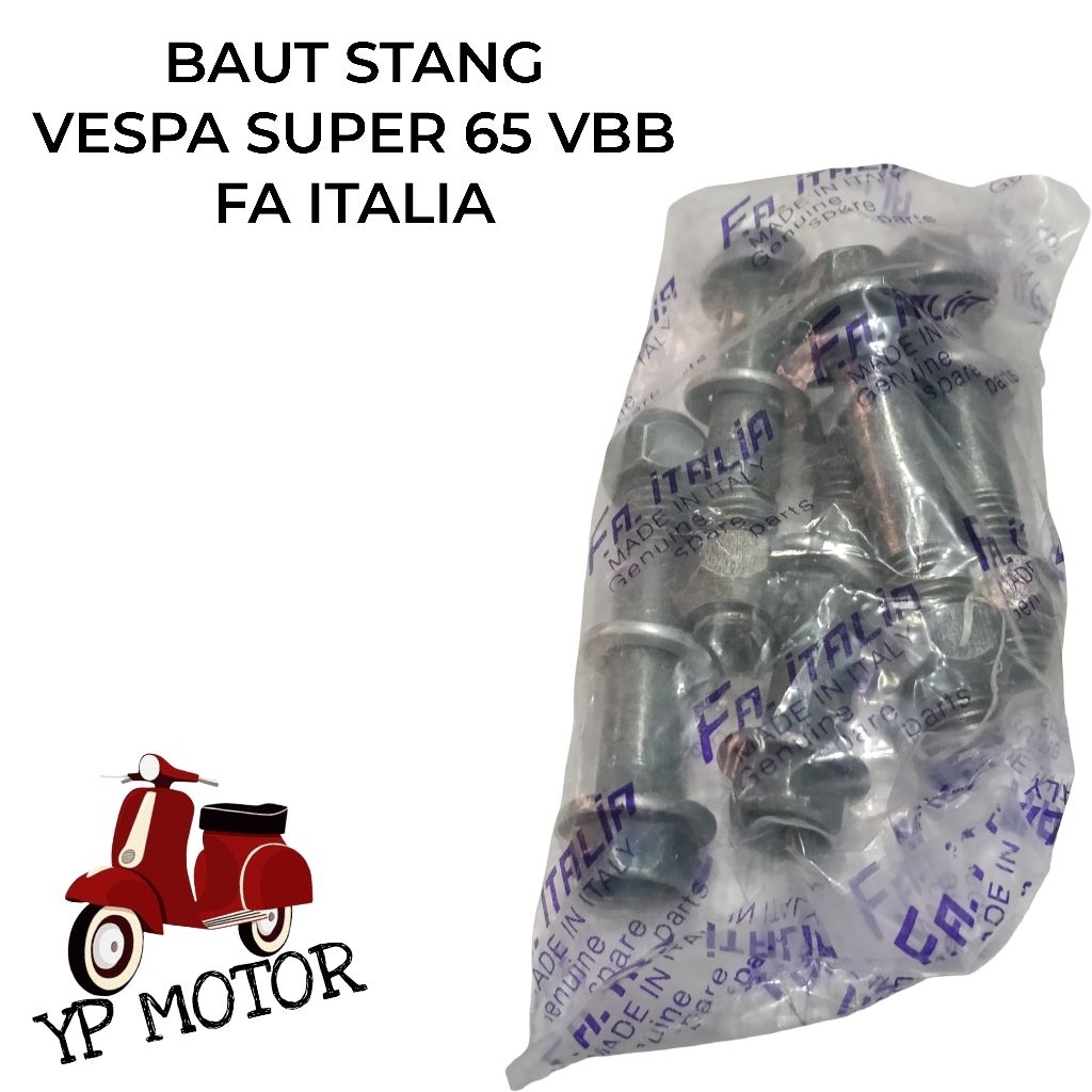 Baut Setang Stang Vespa Super 65 VBB Sparepart Vespa Aksesoris Vespa Sukucadang Vespa Variasi Vespa