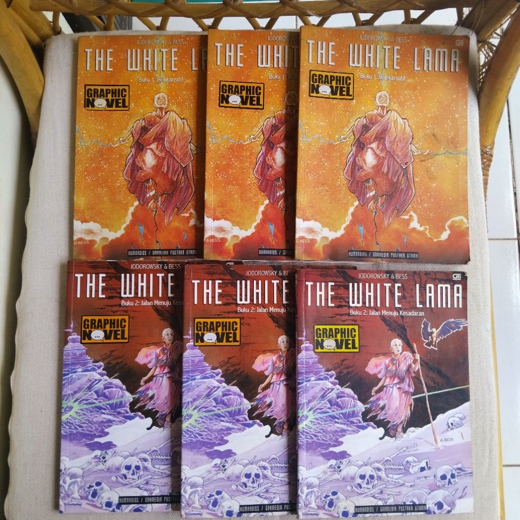 Paket komik Eropa terjemahan The White Lama 1 & 2 TAMAT Jodorowsky & Bess seken original