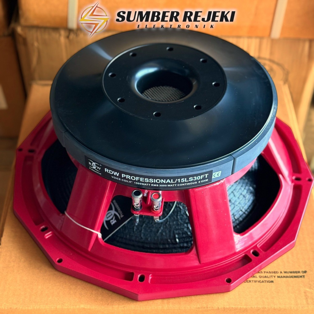 Speaker RDW 15inch 15LS30FT Voice Coil 5 inch Original RDW