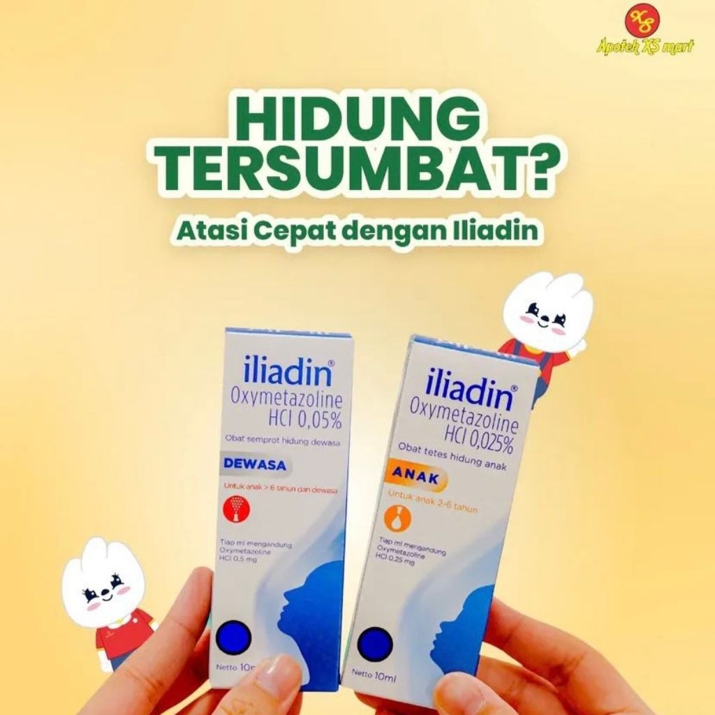 ILIADIN SPRAY DEWASA & TETES HIDUNG ANAK