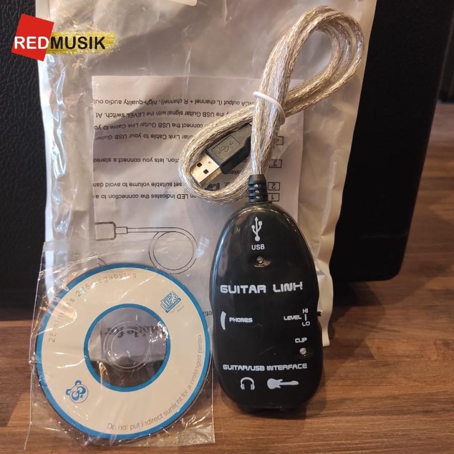 Guitar Link Usb Interface Penghubung Komputer Android Xp Windows Sound
