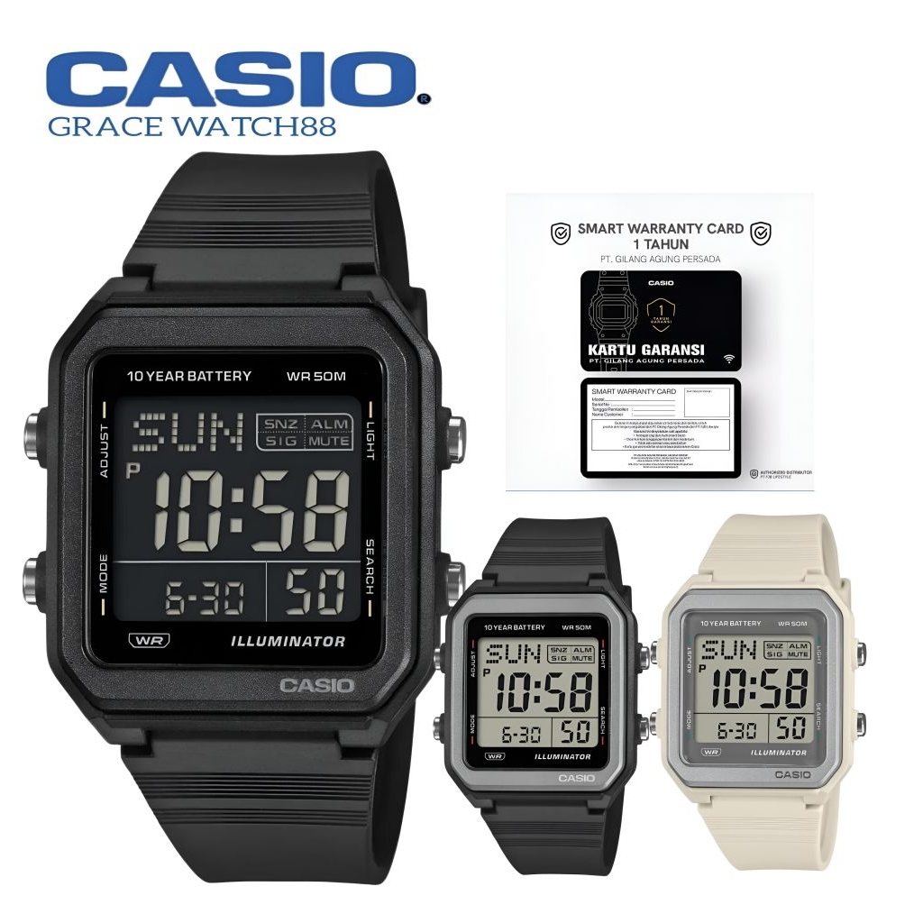 New jam tangan Casio digital Seri w-221h casio original jam tangan original casio w-221h