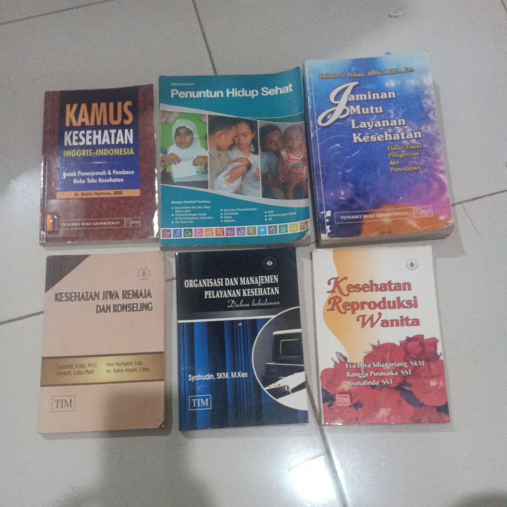 buku tentang kesehatan,kamus kesehatan inggris - Indonesia, kesehatan jiwa remaja dan konseling, kes