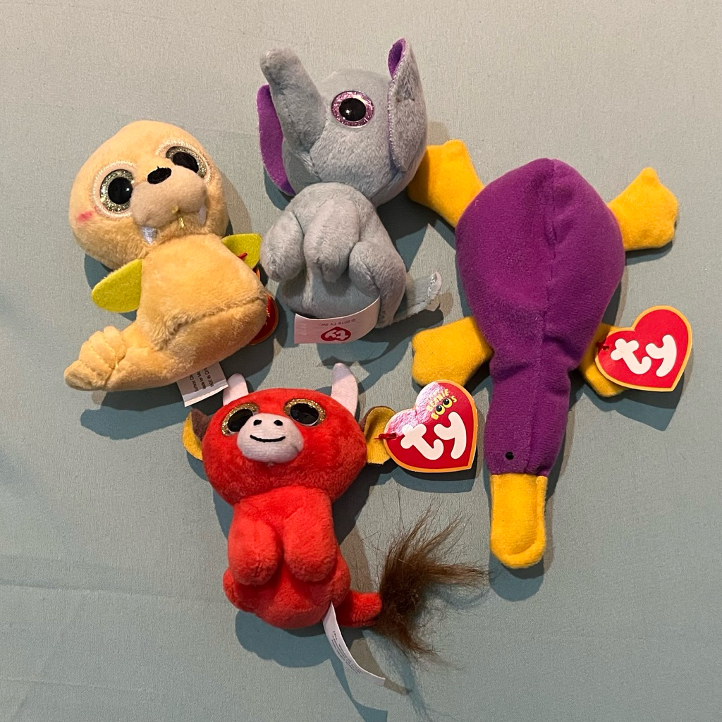 Preloved TY Plush Happy Meal McD Toys