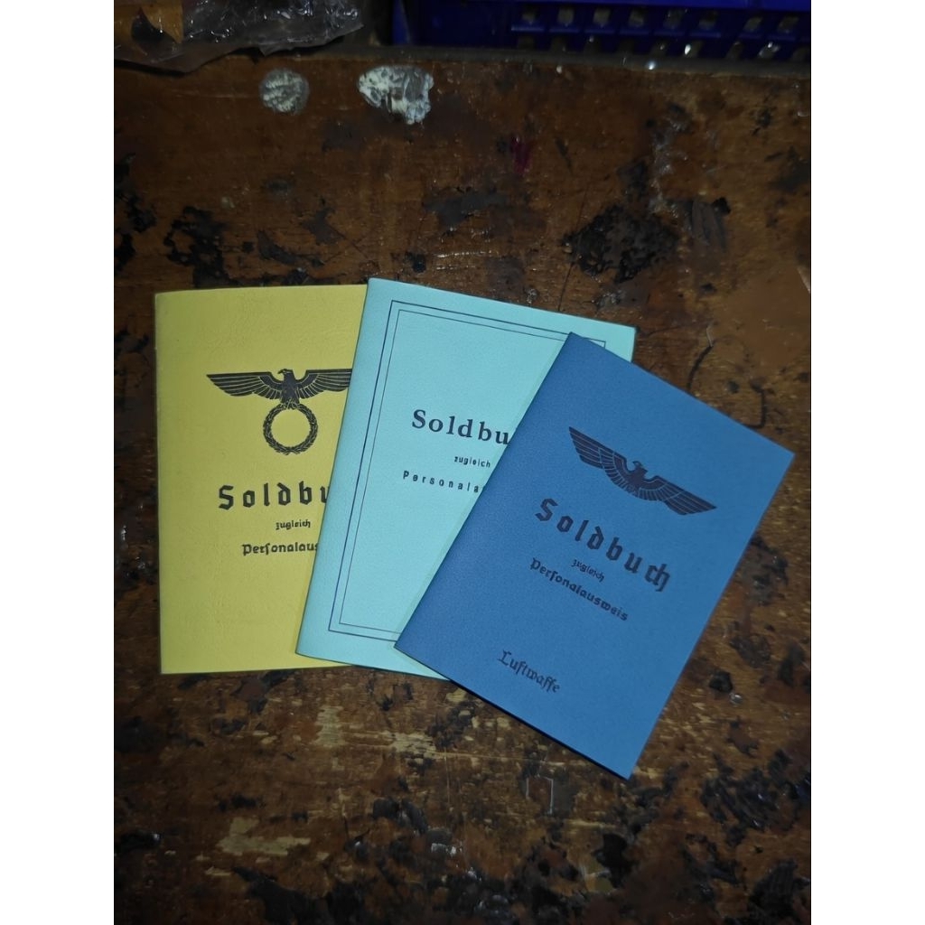 Soldbuch German WWII WW2 Wehrmacht Heer / Waffen Schutzstaffel / Luftwaffe