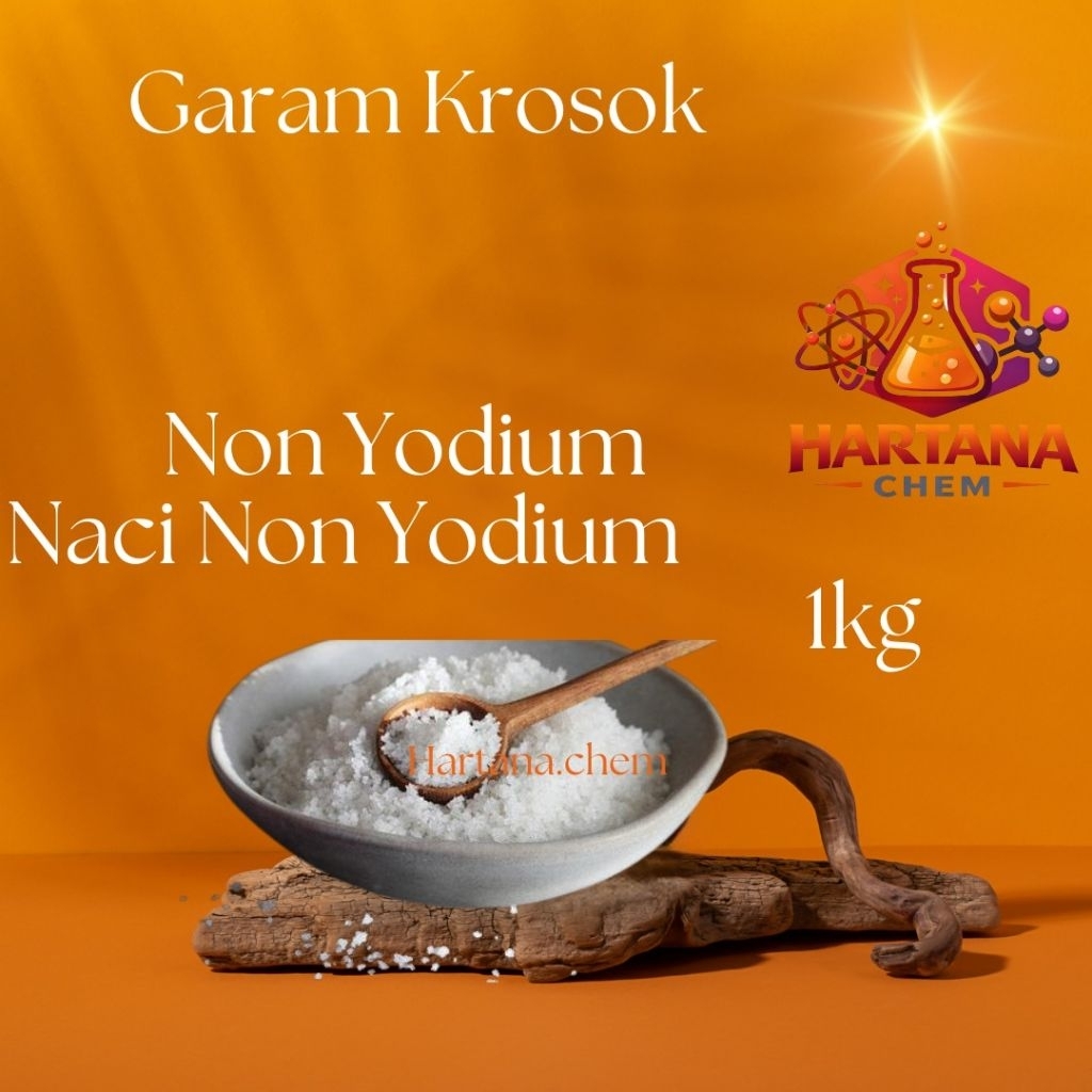Garam NacL/Garam Krosok Non Yodium 1kg