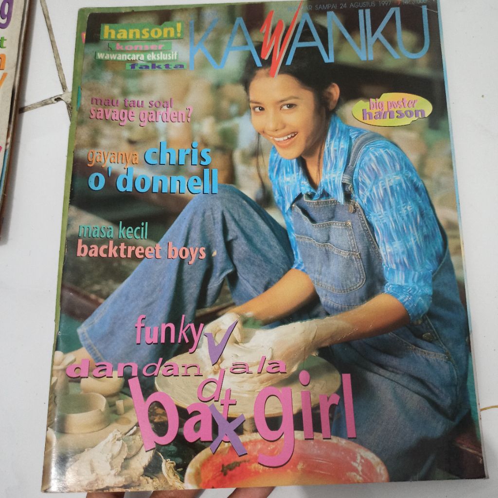 Majalah kawanku tahun 90an - Nadila, Backstreet Boys, Hanson, Febi Febiola, Basejam, dll.