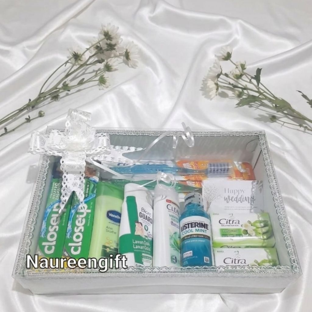 Paket Seserahan / Hantaran Pernikahan Peralatan Mandi Green Pilihan Favorit