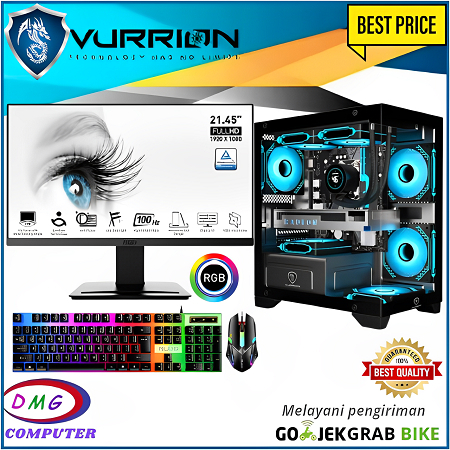 PC Lengkap 24inc Intel core i5 10400F/ GTX 1660 Super / Ram 16GB / SSD 512GB
