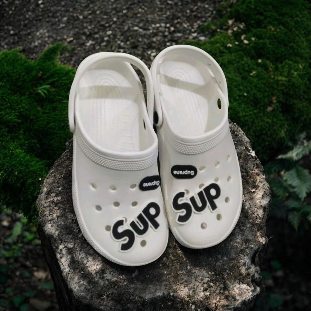 Sandal Crocs Sup Dewasa Laki Laki / Wanita Dengan Desain Unik Dan Lucu untuk Penguna sehari hari
