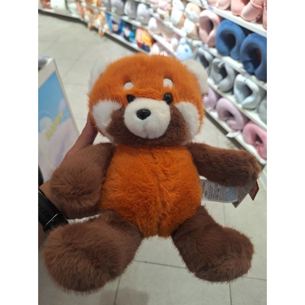 miniso pink mainan boneka animal series