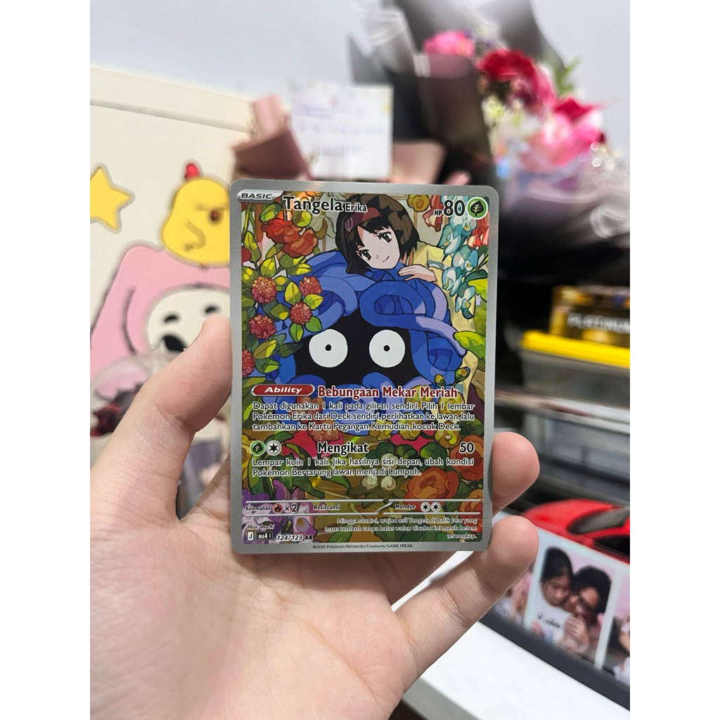 KARTU TCG POKEMON TANGELA ERIKA AR LEDAKAN PENIADA INDO ORI