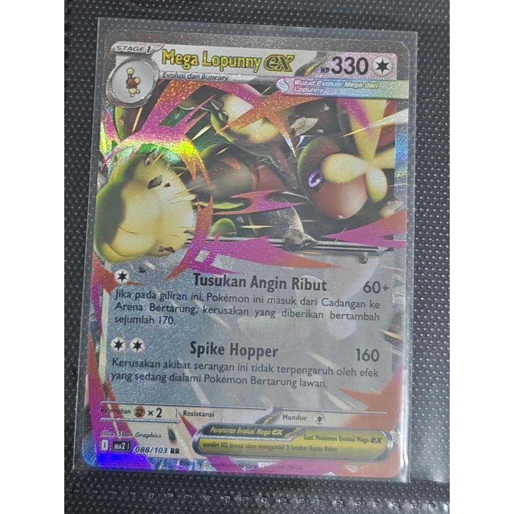 Kartu Pokemon Mega Lopunny RR