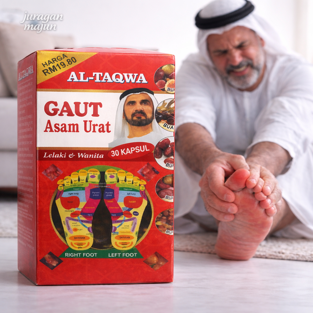 AL TAQWA ASLI Obat Herbal Gaut Asam urat Rematik Nyeri Sendi Asli Ampuh