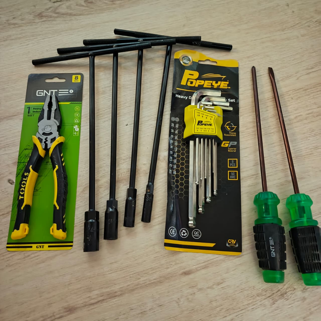 PROMOPAKET LENGKAP TOOLKIT SET LENGKAP / PERKAKAS BENGKEL / ALAT BENGKEL / TERSEDIA JUGA TEKIRO