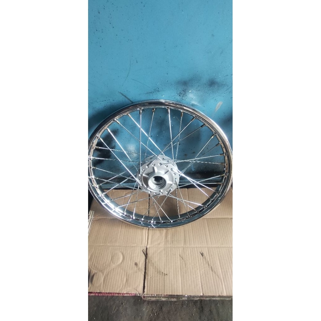 velg depan Supra x lama/fit lama ring 17x140 pelek ORI D.I.D tinggal pasang