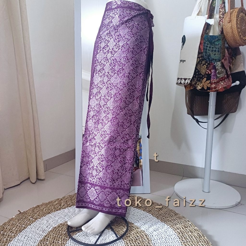 Rok Lilit Songket/Rok Kebaya/Bawahan Kebaya/Kain Songket/Rok Wisuda/Rok Lilit Songket Jumbo