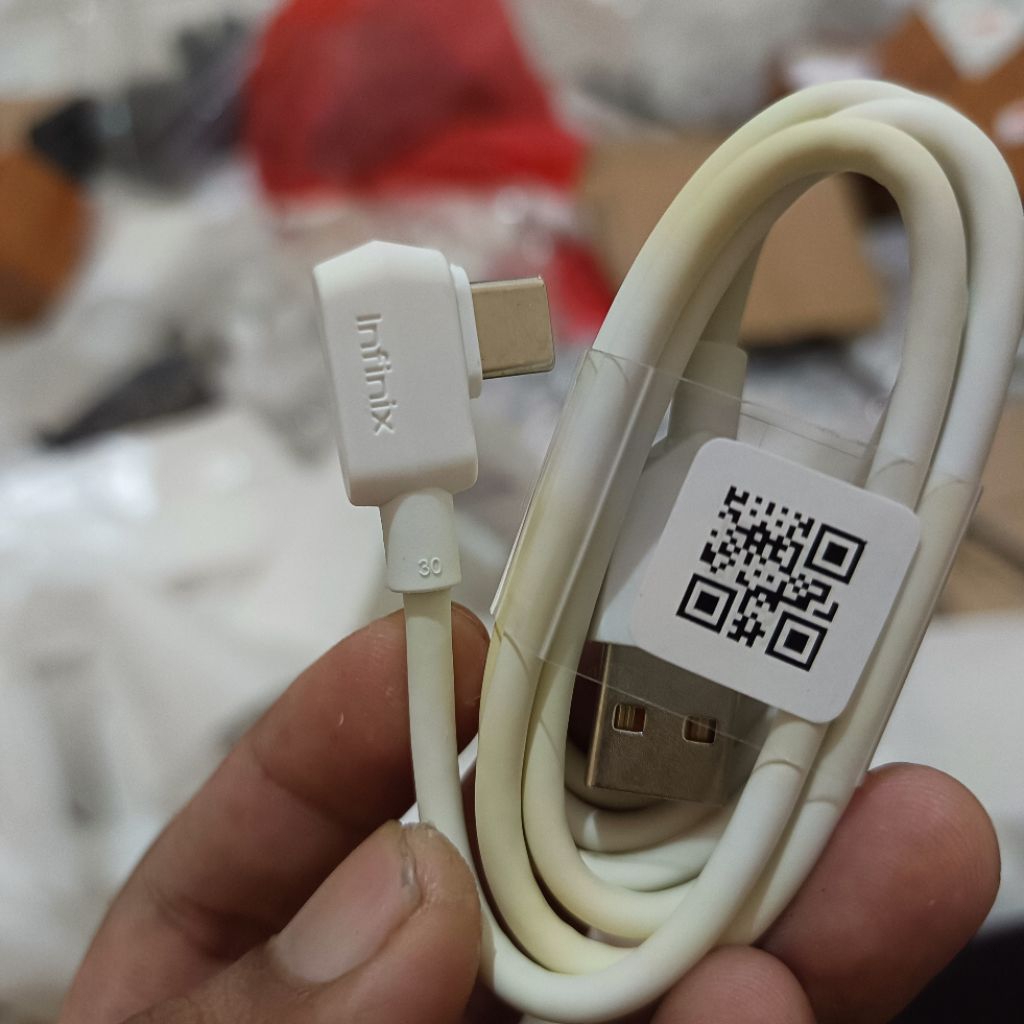 infinix GT 20 Pro Cable Charger 45W Original 100% Infinix Carlcare Kondisi Second Bekas