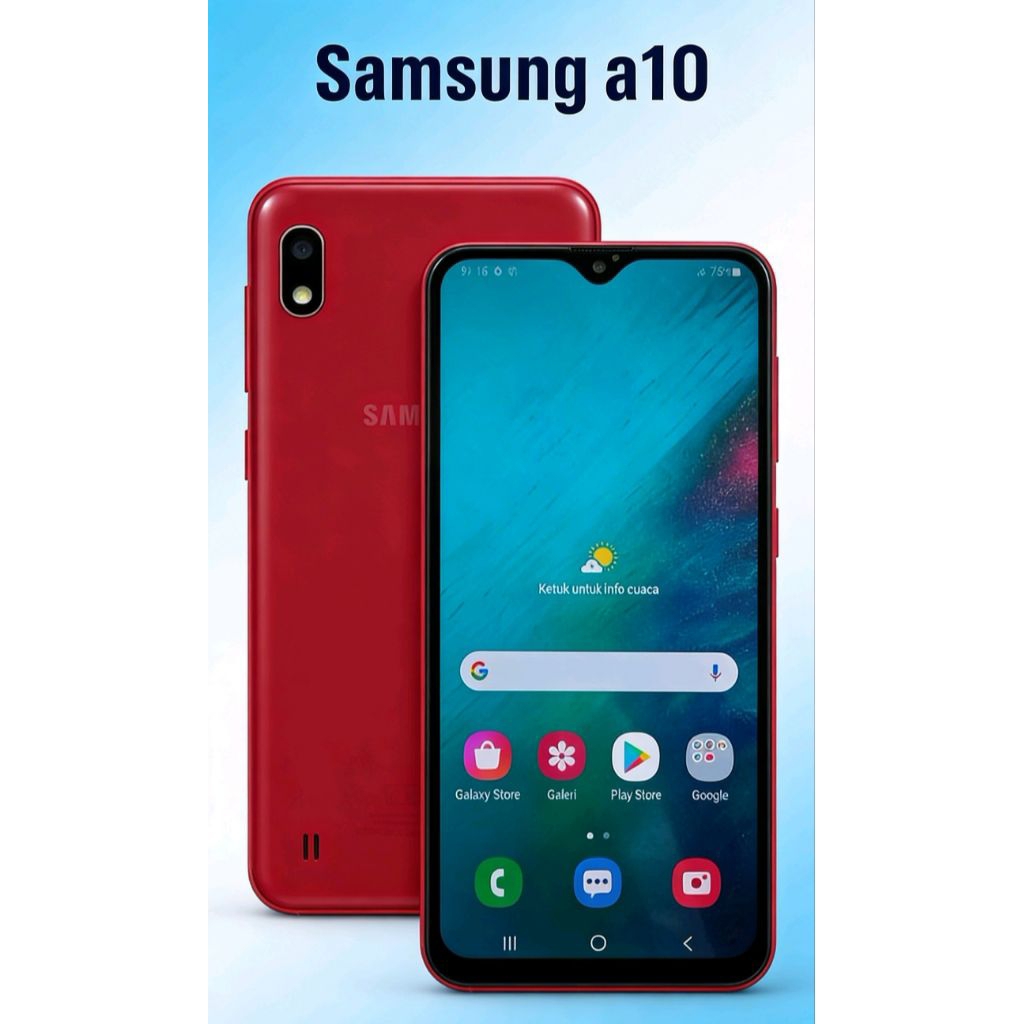 Samsung a10 second rasa baru normal