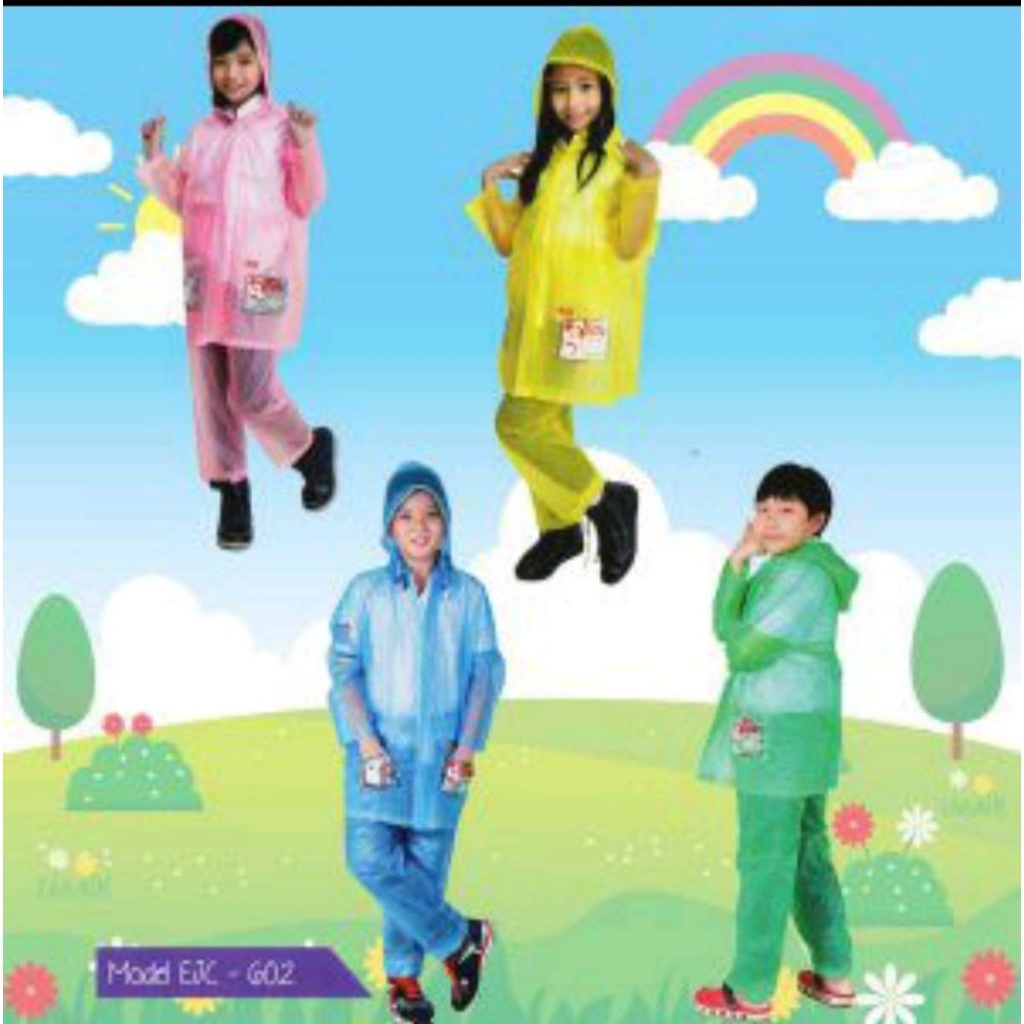 ELMONDO 602 JAS HUJAN ANAK SETELAN