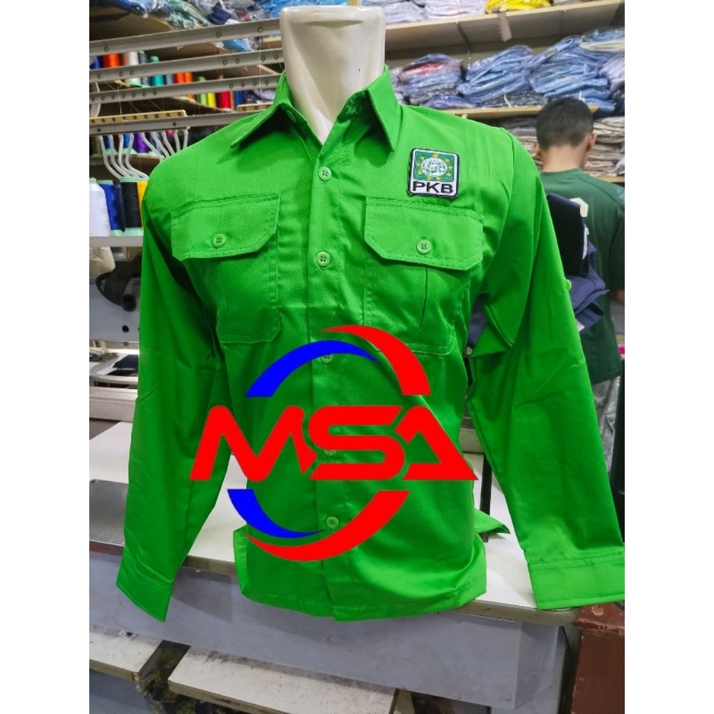 kemeja partai PKB terbaru seragam partai PKB terbaru baju partai PKB terbaru