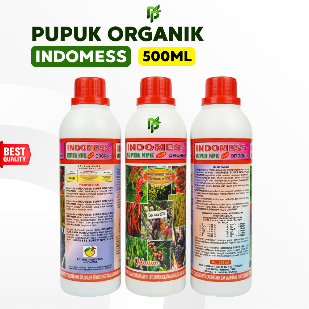 Pupuk Cair Npk Organik 500 ml INDOMESS Super NPK Plus