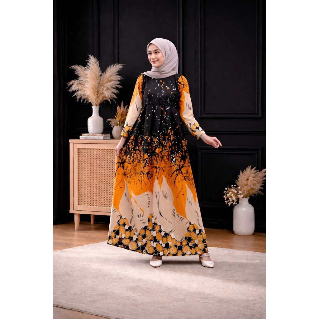 Baju Gamis Wanita Batik Pekalongan