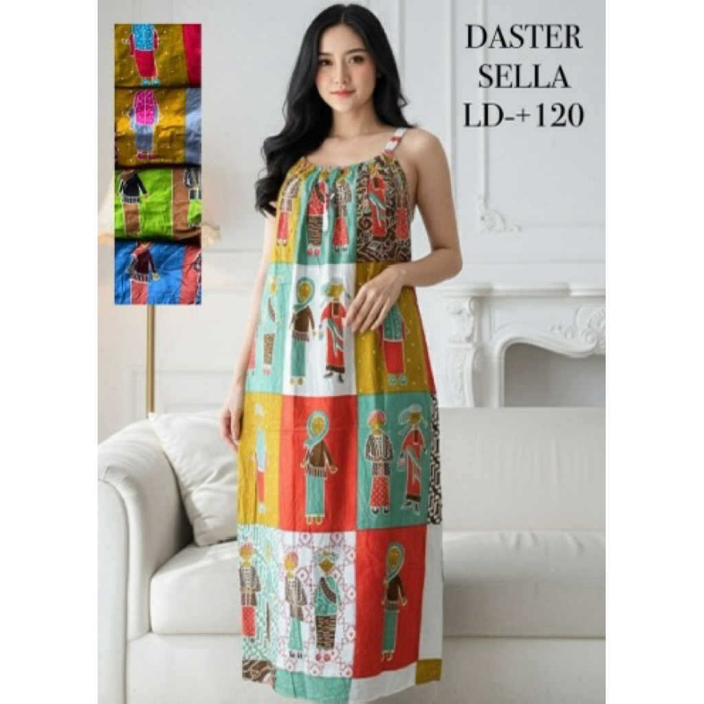 daster sella gondil yukensi tanpa lengan rayon adem
