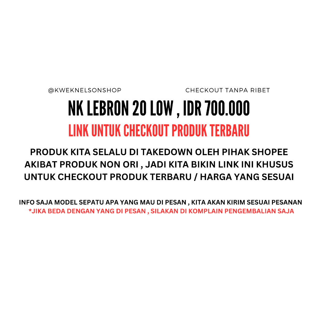 NK LEBRON 20 LOW SEPATU BASKET PREMIUM ORIGINAL KOLEKSI