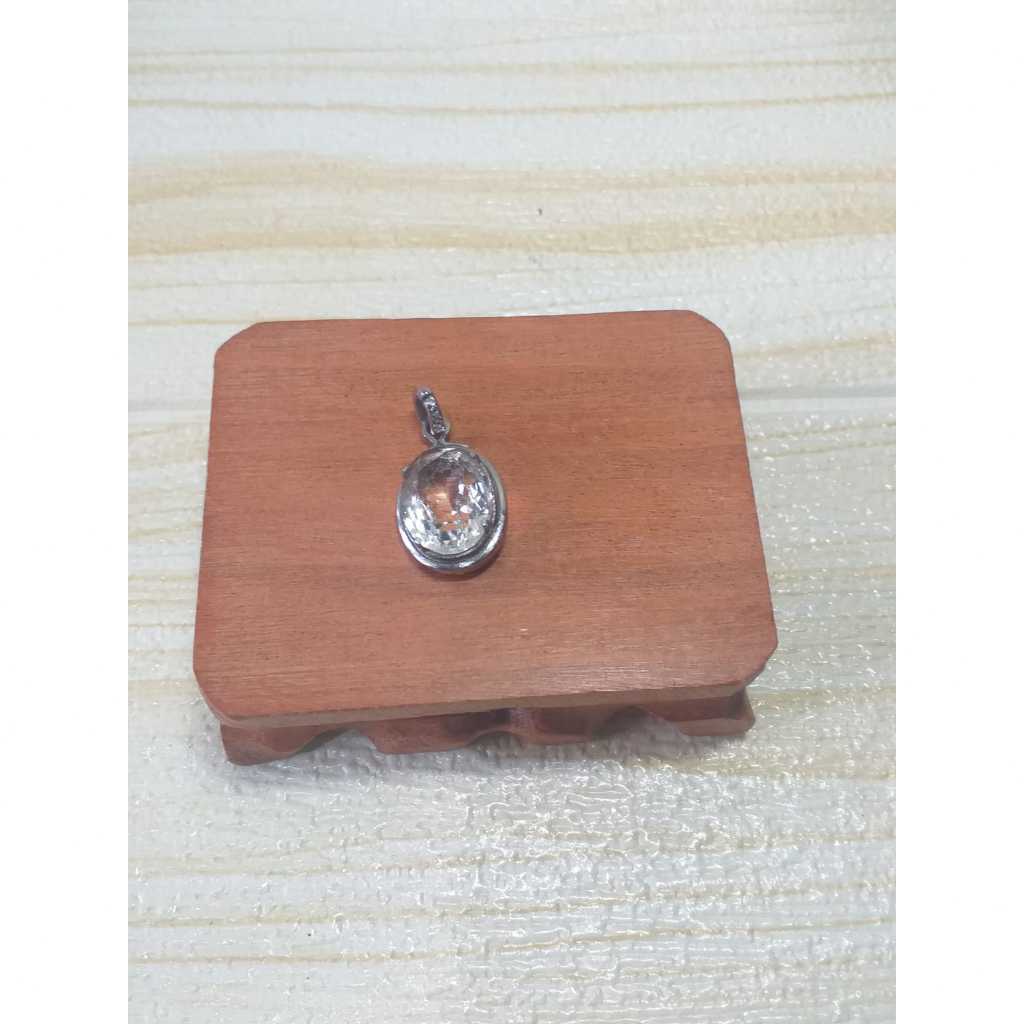 Liontin Batu Kristopas Kristal - Natural Batu / Batu Asli