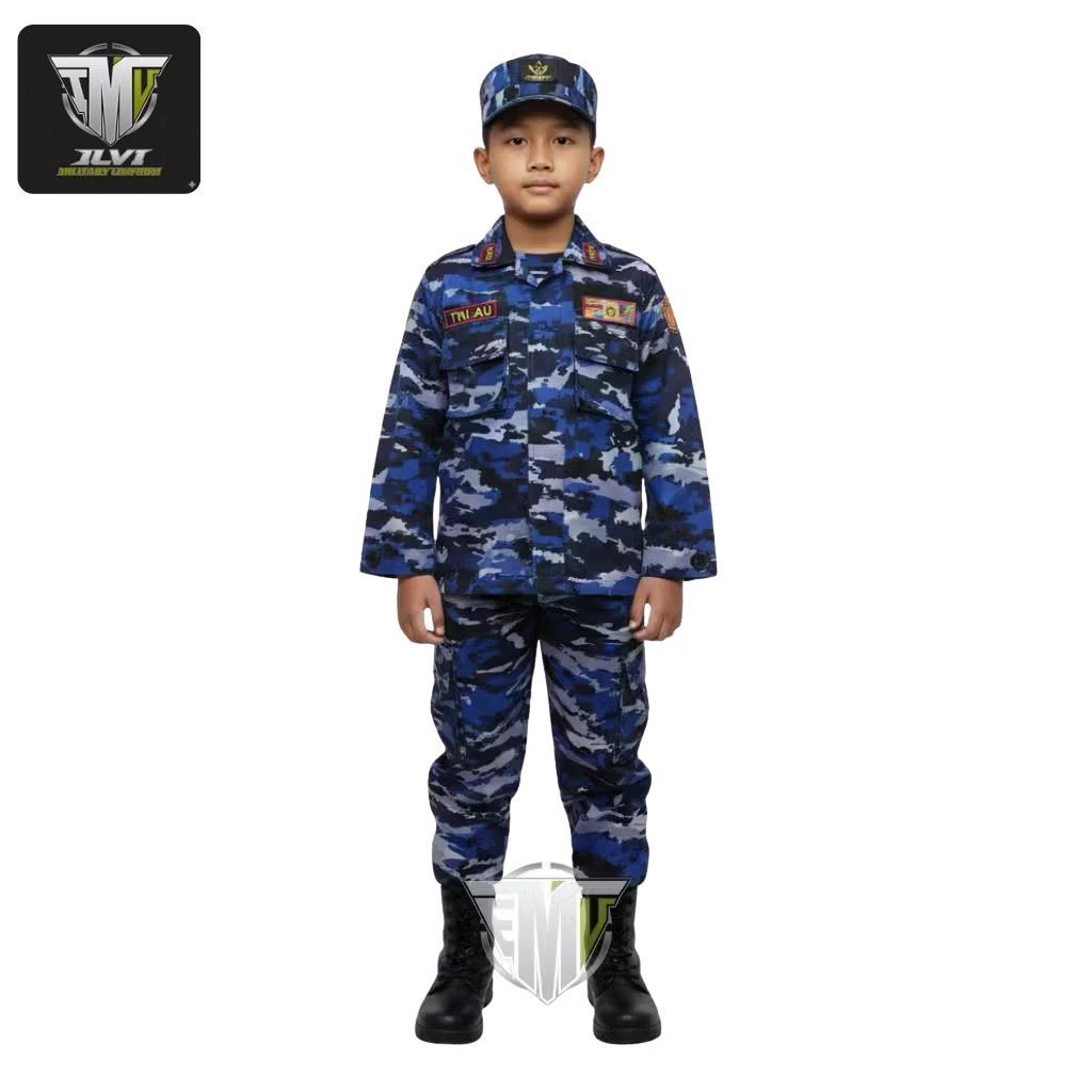 Baju TNI Cilik Setelan Army Anak Pakaian Profesi Anak TNI AU
